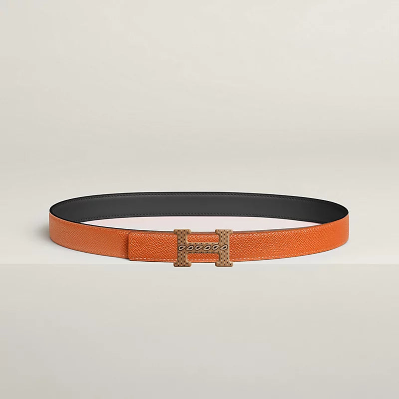 H Email Bandana belt buckle & Bandana leather strap 24 mm