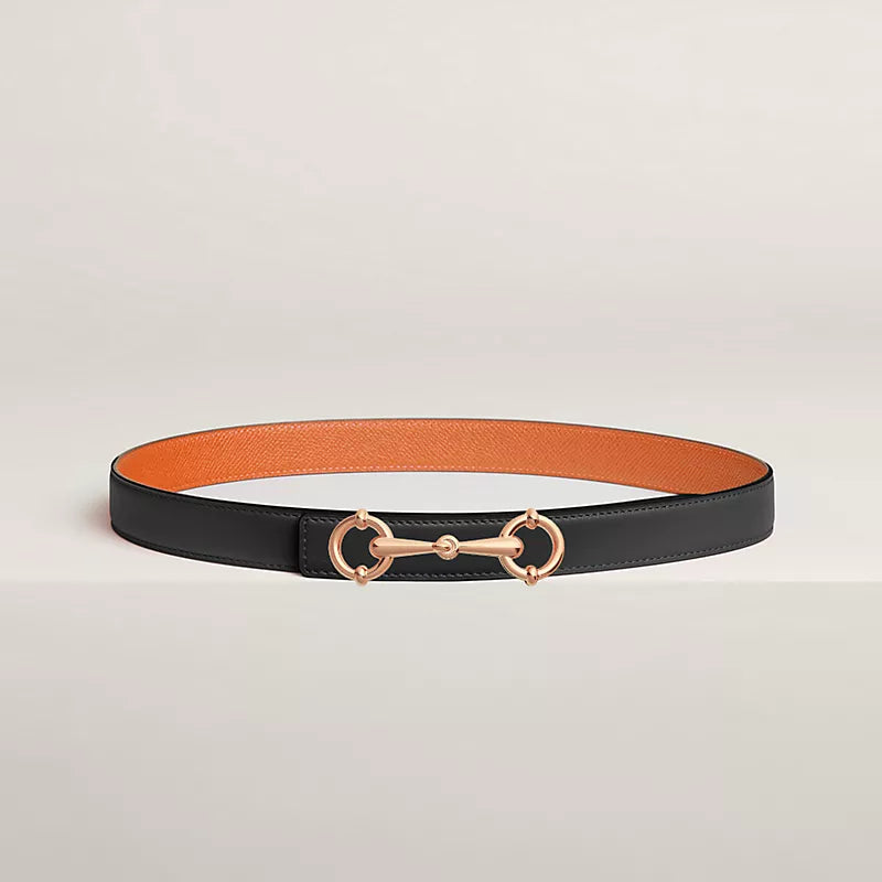 Lady Rider Belt Buckle & Reversible Leather Strap 24 MM