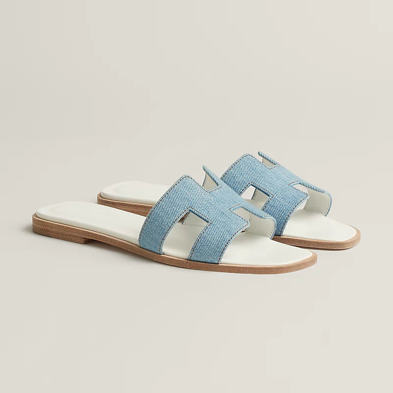 Vert Lierre - Rose Antique Oran sandal
