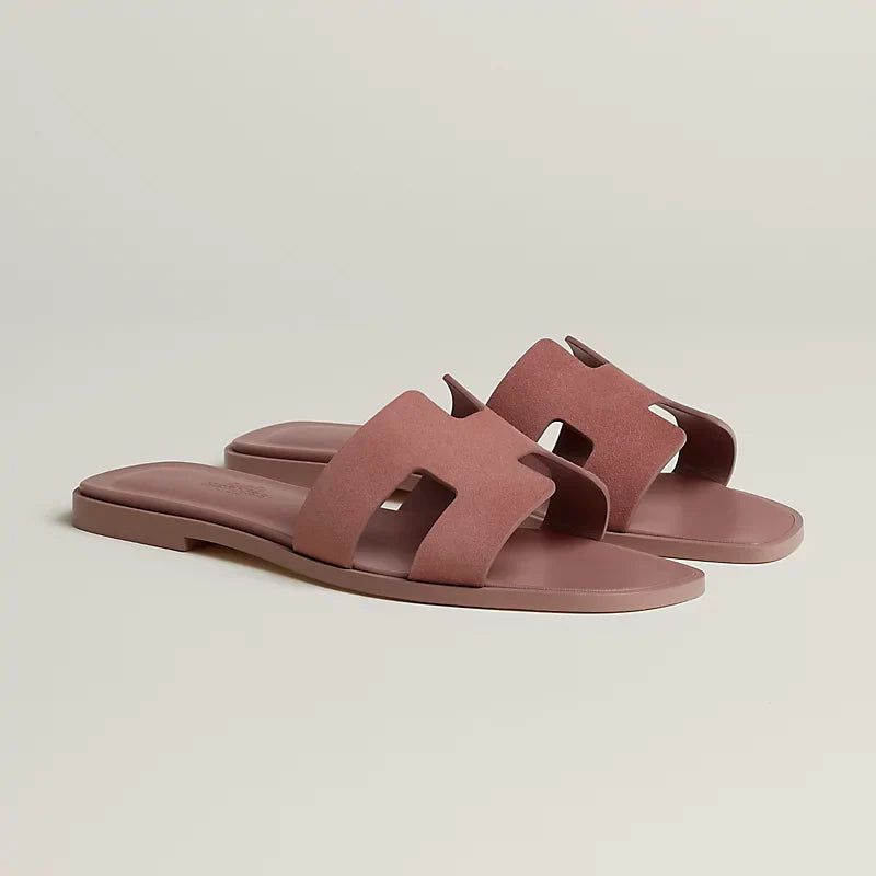 Vert Lierre - Rose Antique Oran sandal