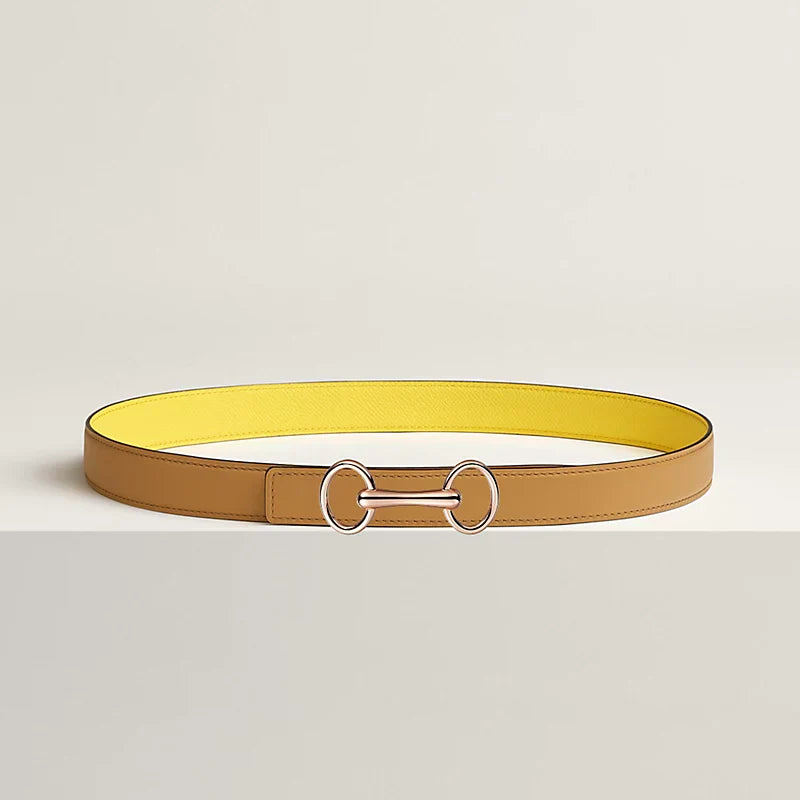 Heritage Belt Buckle & Reversible Leather Strap 24 MM
