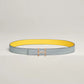 H Torsade Belt Buckle & Reversible Leather Strap 24 MM