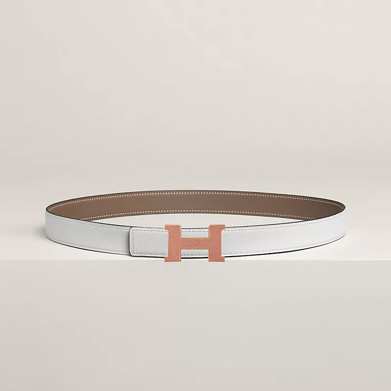 Mini Constance Guillochee Belt Buckle & Reversible Leather Strap 24 MM