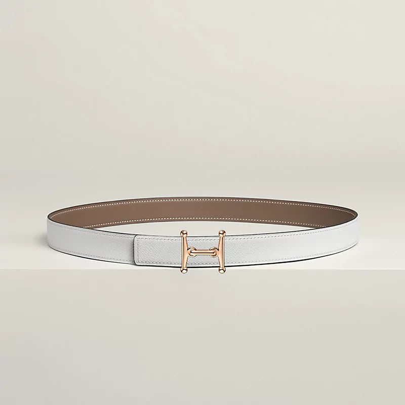 Mors H Belt Buckle & Reversible Leather Strap 24 MM