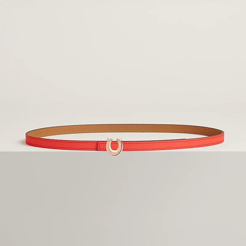 Lucky Jockette Belt Buckle & Reversible Leather Strap 13 MM