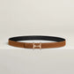 Mors H Belt Buckle & Reversible Leather Strap 24 MM