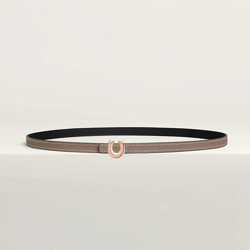 Lucky Jockette Belt Buckle & Reversible Leather Strap 13 MM