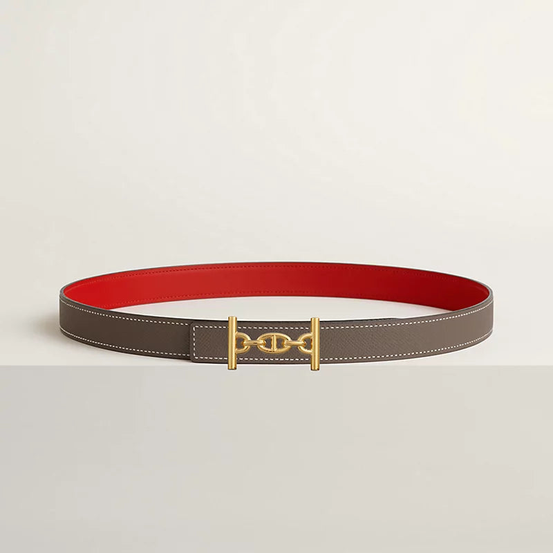 LAGUNE BELT BUCKLE & REVERSIBLE LEATHER STRAP 24 MM