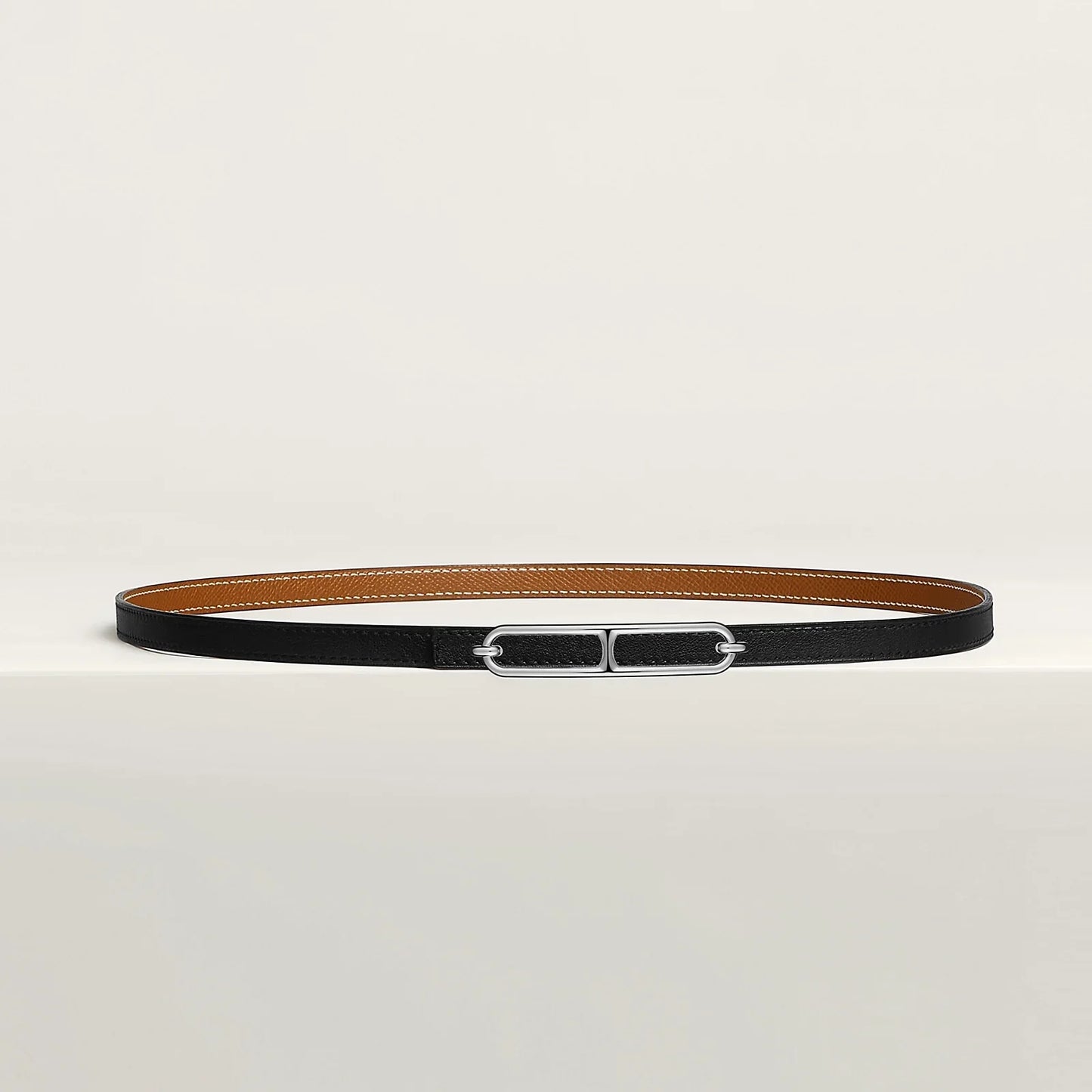Roulis Belt Buckle & Reversible Leather Strap 13 MM
