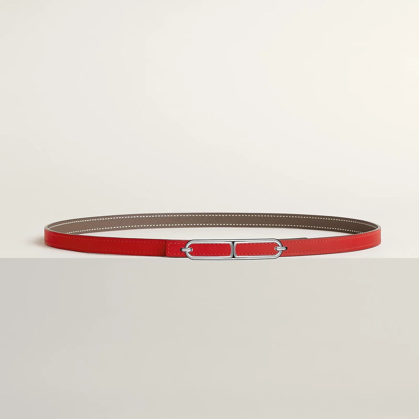 Roulis Belt Buckle & Reversible Leather Strap 13 MM