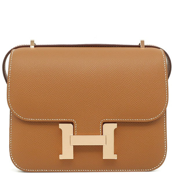 Hermès Constance 18 Brown color Epsom / Gold  Hardware 01