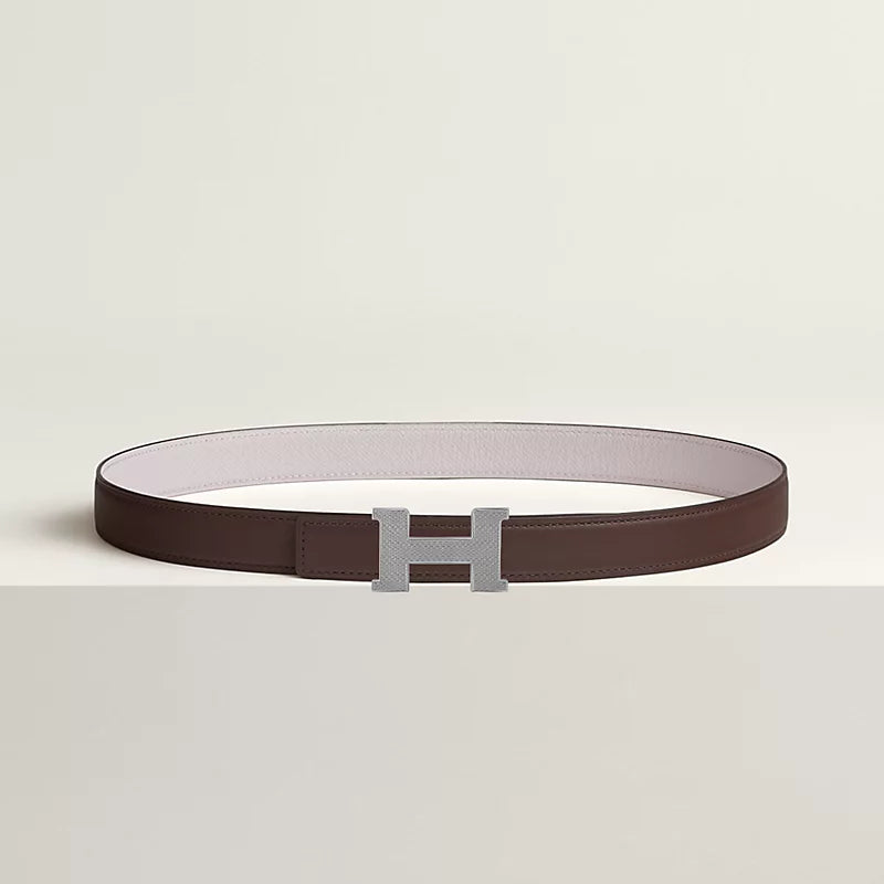 Mini Constance Guillochee Belt Buckle & Reversible Leather Strap 24 MM