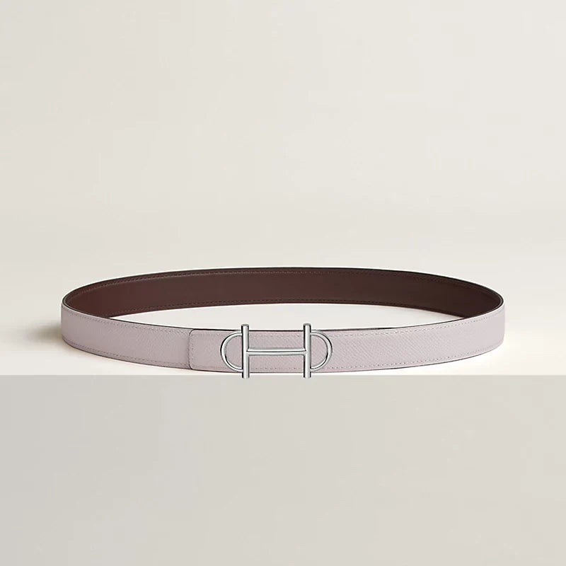 Gamma Belt Buckle & Reversible Leather Strap 24 MM