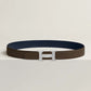 H Belt Buckle & Reversible Leather Strap 32 MM