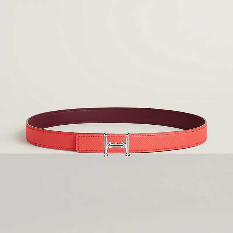 Mors H Belt Buckle & Reversible Leather Strap 24 MM