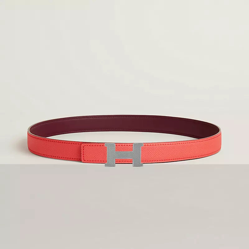 Mini Constance Guillochee Belt Buckle & Reversible Leather Strap 24 MM