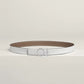 Flot belt Buckle & Hermès Sur Mer Reversible Leather Strap 24 MM
