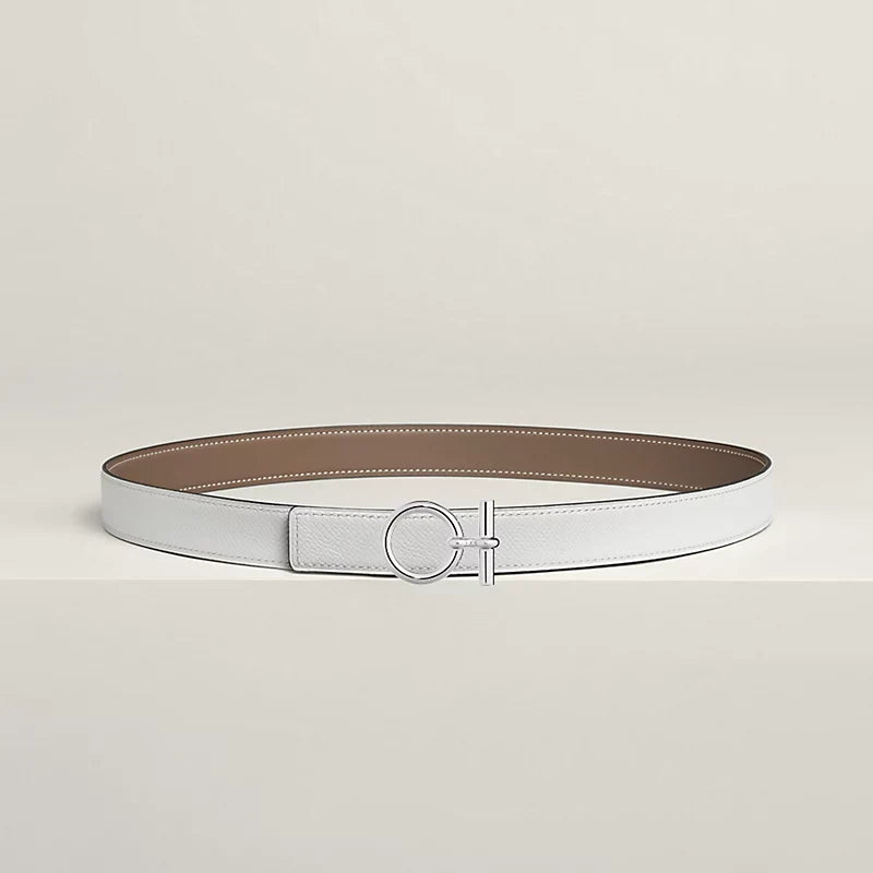 Flot belt Buckle & Hermès Sur Mer Reversible Leather Strap 24 MM