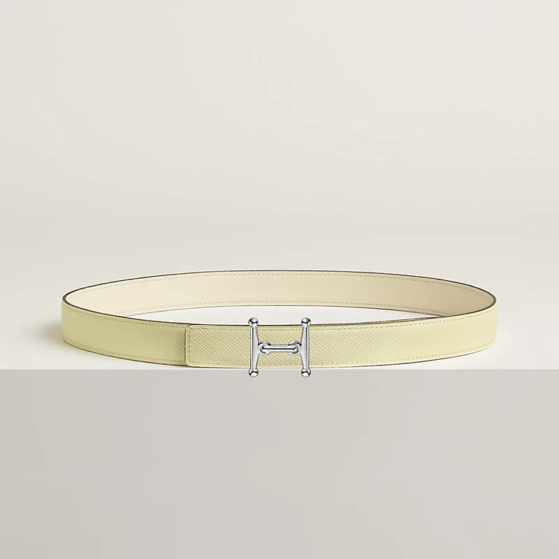 Mors H Belt Buckle & Reversible Leather Strap 24 MM
