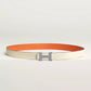Mini Constance Guillochee Belt Buckle & Reversible Leather Strap 24 MM