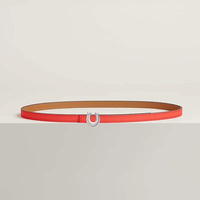 Lucky Jockette Belt Buckle & Reversible Leather Strap 13 MM