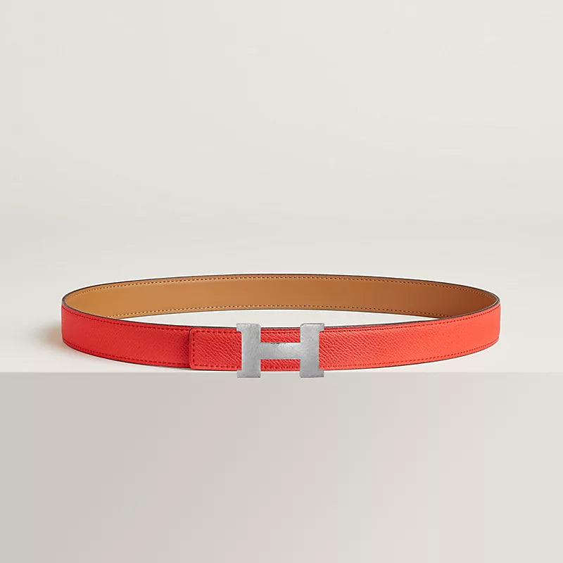 Mini Constance Martelee Belt Buckle & Hermès Sur Mer Reversible Leather Strap 24 MM