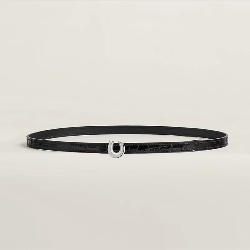 Lucky Jockette Belt Buckle & Reversible Leather Strap 13 MM
