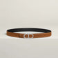 Maillon Torsade Belt Buckle & Reversible Leather Strap 24 MM