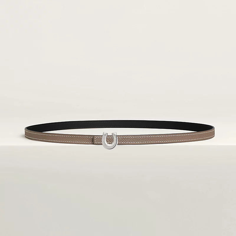 Lucky Jockette Belt Buckle & Reversible Leather Strap 13 MM
