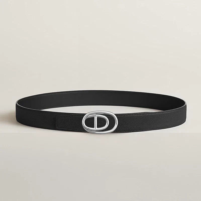 Odyssee Belt Buckle & Reversible Leather Strap 32 MM