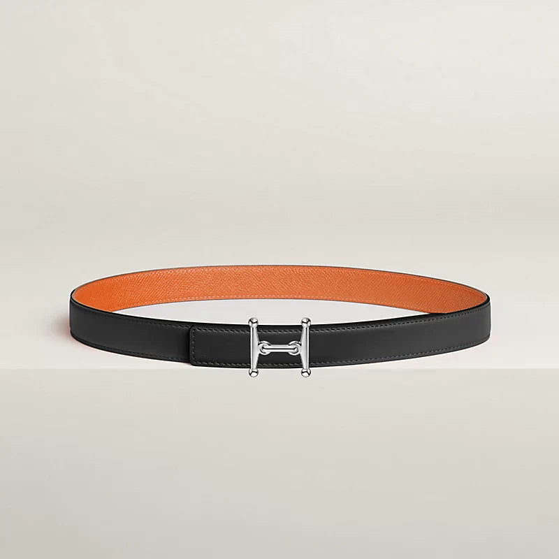 Mors H Belt Buckle & Reversible Leather Strap 24 MM