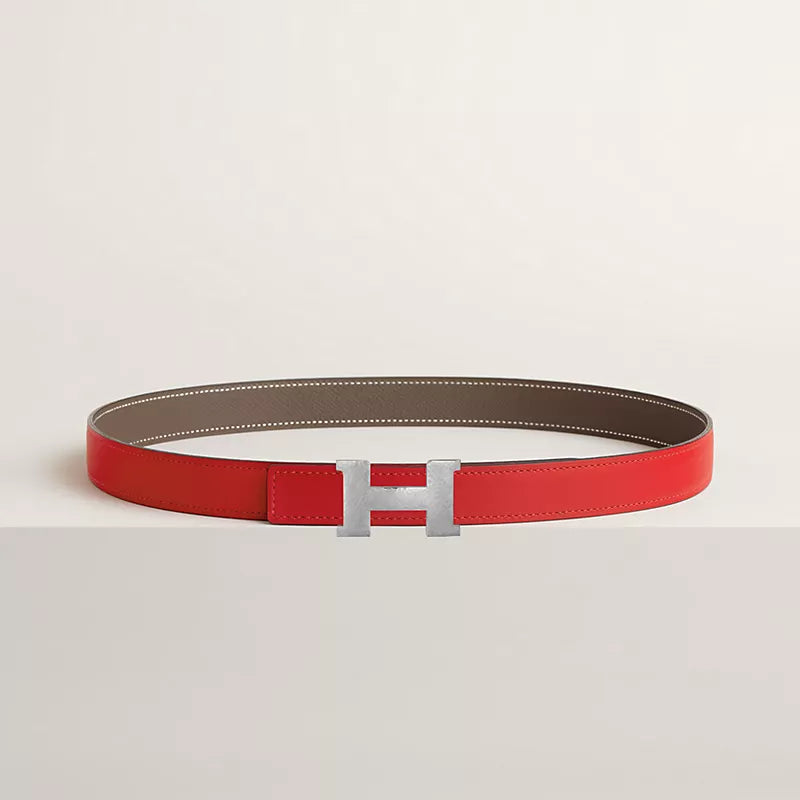 Mini Constance Martelee Belt Buckle & Hermès Sur Mer Reversible Leather Strap 24 MM