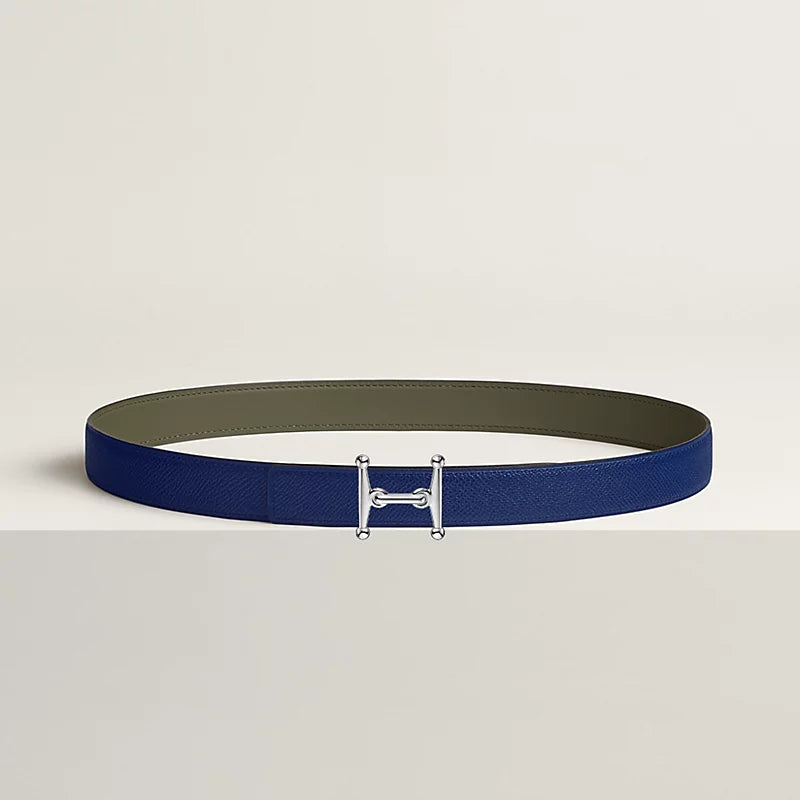 Mors H Belt Buckle & Reversible Leather Strap 24 MM