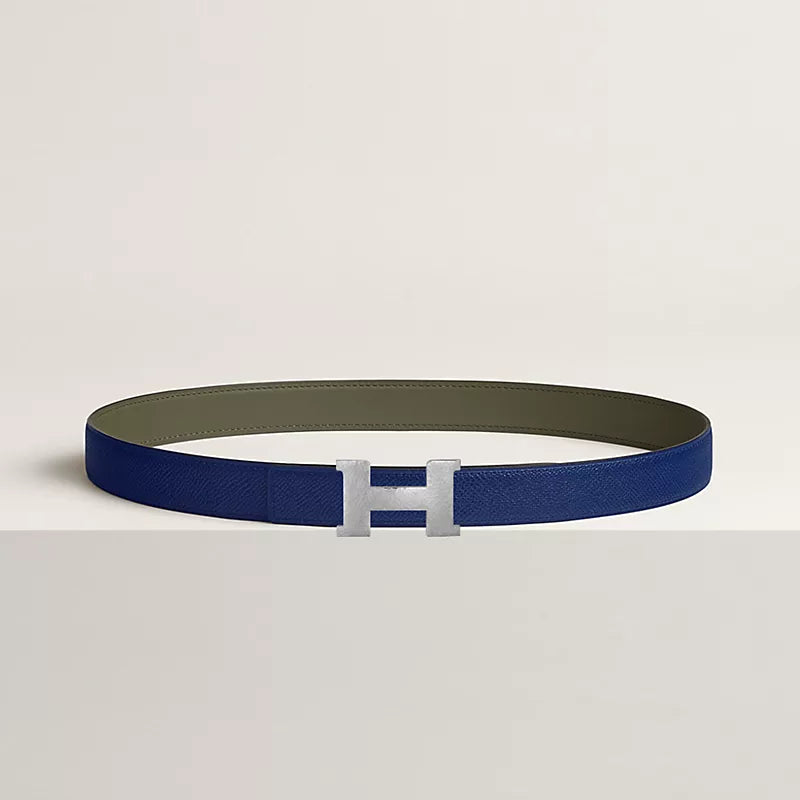 Mini Constance Martelee Belt Buckle & Hermès Sur Mer Reversible Leather Strap 24 MM