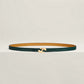 MY H BELT BUCKLE & REVERSIBLE LEATHER STRAP 13 MM