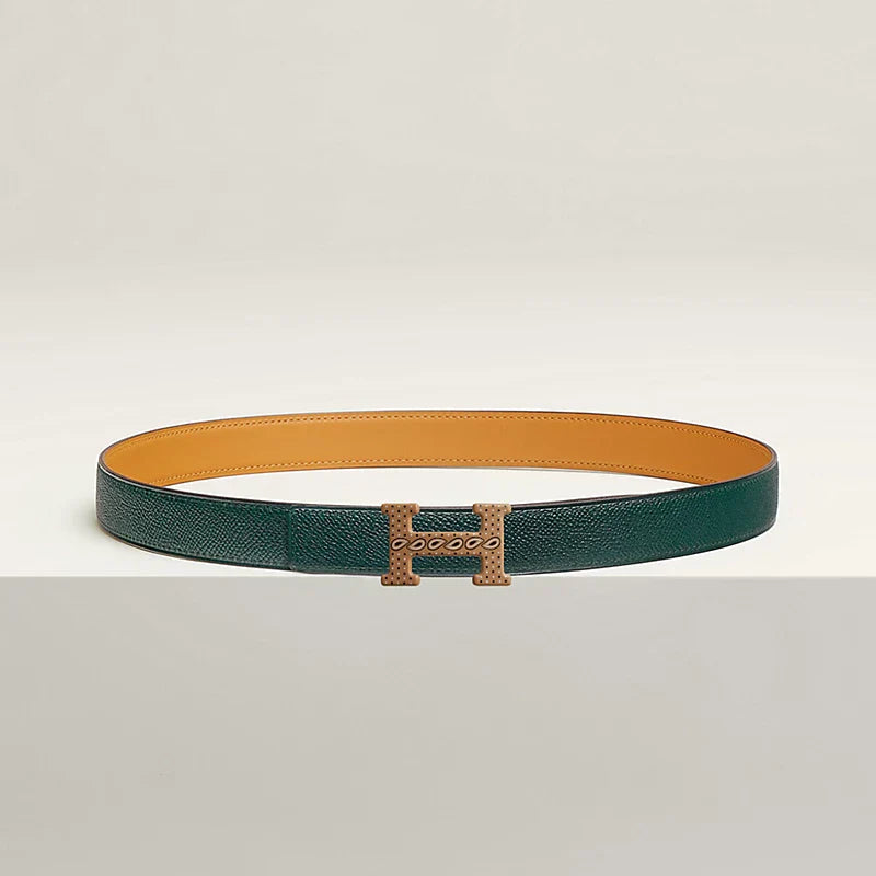H Email Bandana belt buckle & Bandana leather strap 24 mm