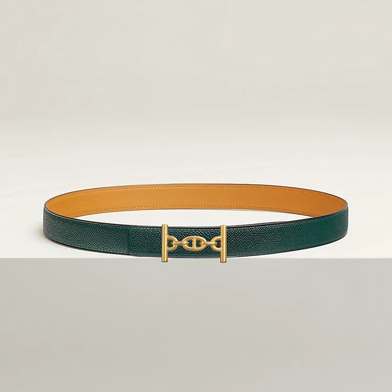 LAGUNE BELT BUCKLE & REVERSIBLE LEATHER STRAP 24 MM