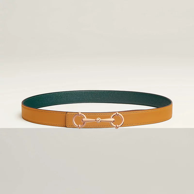 Lady Rider Belt Buckle & Reversible Leather Strap 24 MM