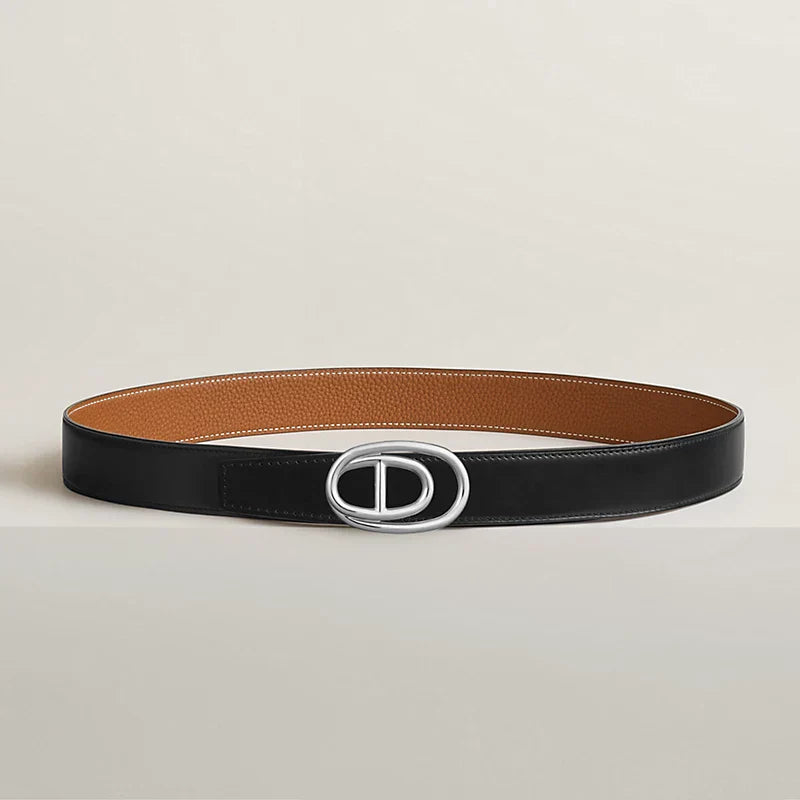 Odyssee Belt Buckle & Reversible Leather Strap 32 MM