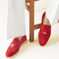 Tango Red - Lilac Wagasa Summer Charms Walk Loafer  Suede