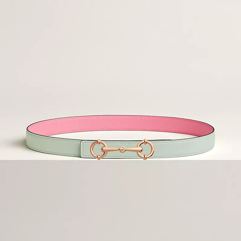 Lady Rider Belt Buckle & Reversible Leather Strap 24 MM