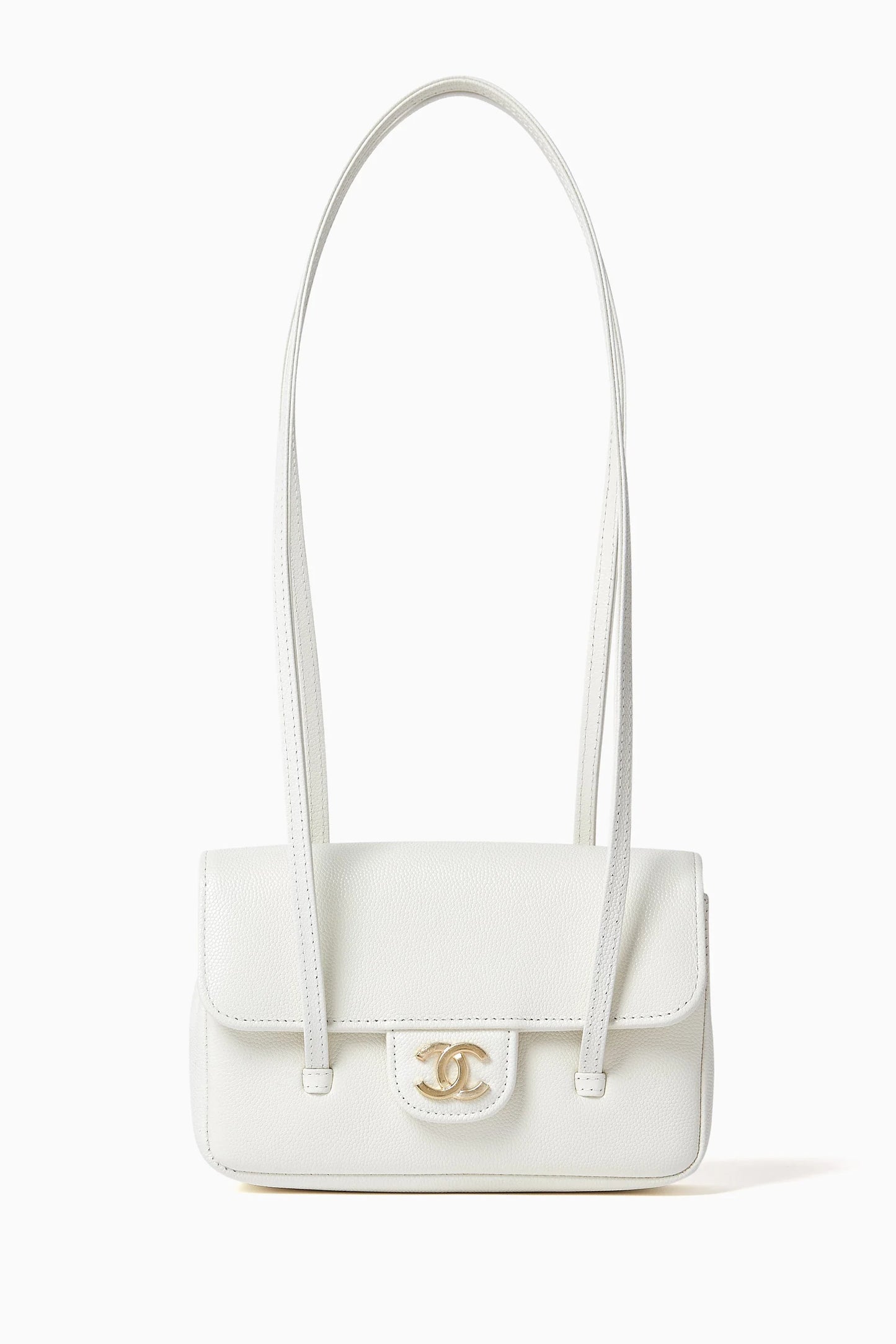 Clutch in Grainy Shiny Calfskin