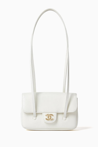 Clutch in Grainy Shiny Calfskin